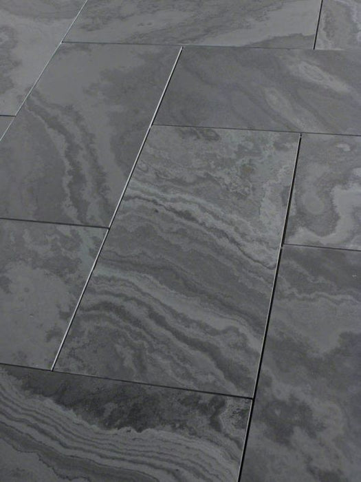 Montauk Black Slate Honed Tile - 6" x 12" x 3/8"