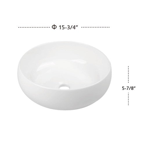 Glossy Ceramic Bathroom Sink 7