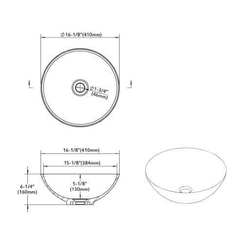 Glossy Ceramic Bathroom Sink 6