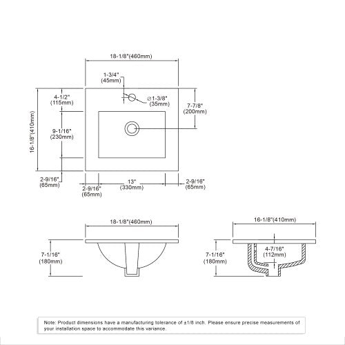 Glossy Ceramic Bathroom Sink 9