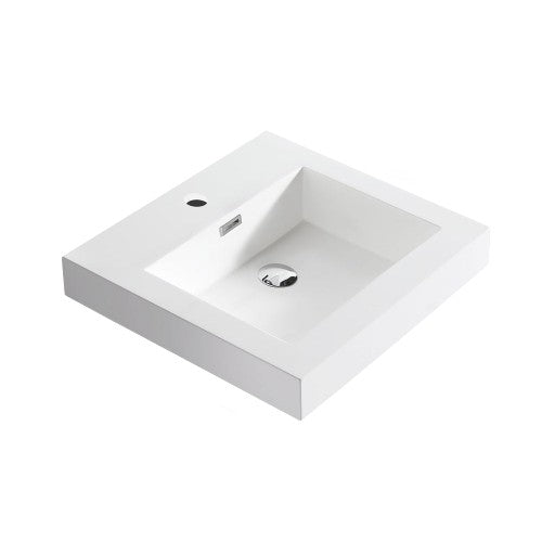 Glossy Resin Bathroom Sink 1