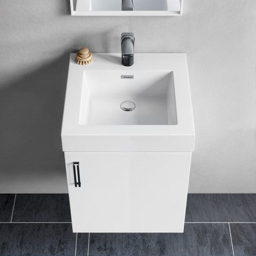 Glossy Resin Bathroom Sink 4