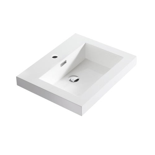 Glossy Resin Bathroom Sink 1