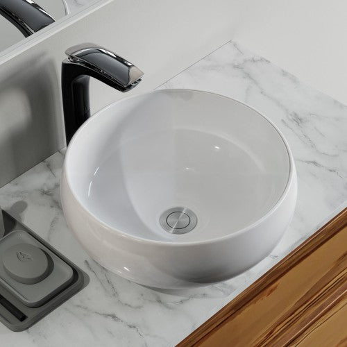 Glossy Ceramic Bathroom Sink 4