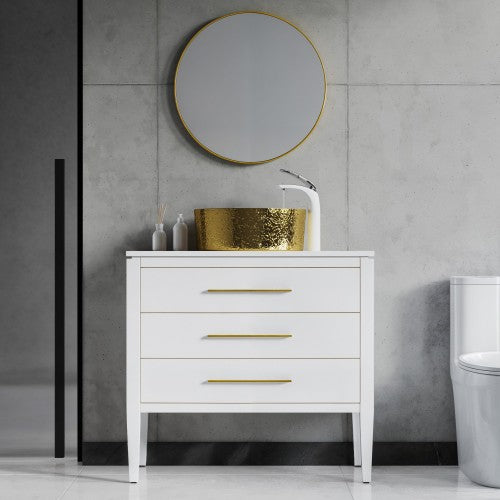 Glossy Ceramic Bathroom Sink 5
