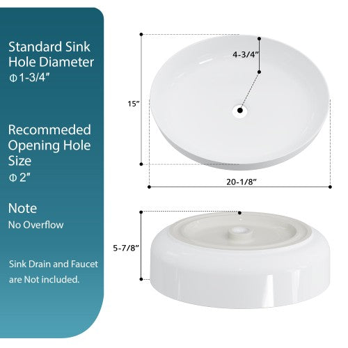 Glossy Ceramic Bathroom Sink 7