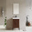 002 Series Walnut Wood Bathroom Vanity 2