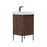 002 Series Walnut Wood Bathroom Vanity 6