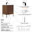 002 Series Walnut Wood Bathroom Vanity 6