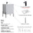002 Series White Wood Bathroom Vanity 8