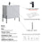 002 Series White Wood Bathroom Vanity 6