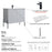 002 Series White Wood Bathroom Vanity 7