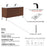 002 Series Walnut Wood Bathroom Vanity 8