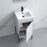 002 Series White Wood Bathroom Vanity 5