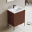 002 Series Walnut Wood Bathroom Vanity 1