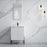 002 Series White Wood Bathroom Vanity 2