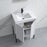 002 Series White Wood Bathroom Vanity 6