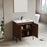 002 Series Walnut Wood Bathroom Vanity 5