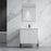 002 Series White Wood Bathroom Vanity 2
