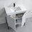 002 Series White Wood Bathroom Vanity 4