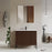 002 Series Walnut Wood Bathroom Vanity 2
