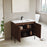 002 Series Walnut Wood Bathroom Vanity 4