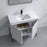 002 Series White Wood Bathroom Vanity 4