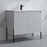 002 Series White Wood Bathroom Vanity 1