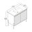 002 Series Walnut Wood Bathroom Vanity 7