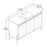 002 Series Walnut Wood Bathroom Vanity 9