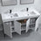 002 Series White Wood Bathroom Vanity 5