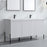 002 Series White Wood Bathroom Vanity 1
