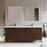002 Series Walnut Wood Bathroom Vanity 2