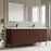 002 Series Walnut Wood Bathroom Vanity 3