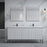 002 Series White Wood Bathroom Vanity 2