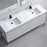 002 Series White Wood Bathroom Vanity 4