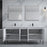 002 Series White Wood Bathroom Vanity 6