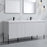 002 Series White Wood Bathroom Vanity 1