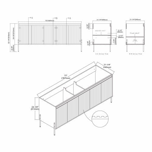 002 Series White Wood Bathroom Vanity 10