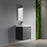 004 Series Black Wood Bathroom Vanity 1