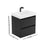 004 Series Black Wood Bathroom Vanity 7