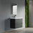 004 Series Black Wood Bathroom Vanity 1