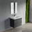 004 Series Black Wood Bathroom Vanity 5