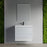 004 Series White Wood Bathroom Vanity 2