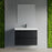 004 Series Black Wood Bathroom Vanity 2