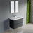 004 Series Black Wood Bathroom Vanity 6