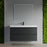 004 Series Black Wood Bathroom Vanity 3