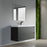 004 Series Black Wood Bathroom Vanity 6