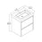004 Series White Wood Bathroom Vanity 9