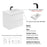 004 Series White Wood Bathroom Vanity 8